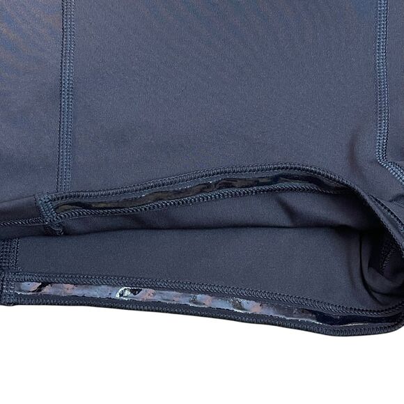 Athleta Run With It 14" Skort Black Size S Small Pockets Skirt Shorts Running - Picture 6 of 8